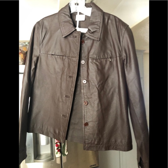 Newport News Women’s Moto Leather Jacket - Picture 1 of 6